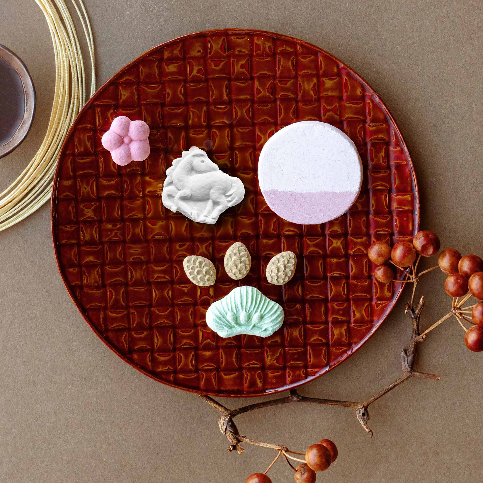 〜小春日和〜✨メモリーカフェ✨さま 　チェコビーズ+あわじ玉 大人気 【ビーズ パーツ チェコビーズ テーブルカット サンフラワー